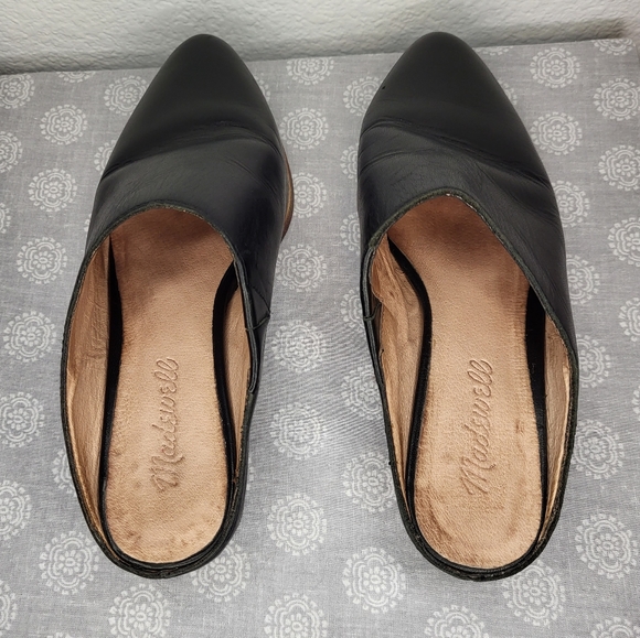 Madewell Barlow Leather Almond Toe Mule size 6 - Picture 5 of 6